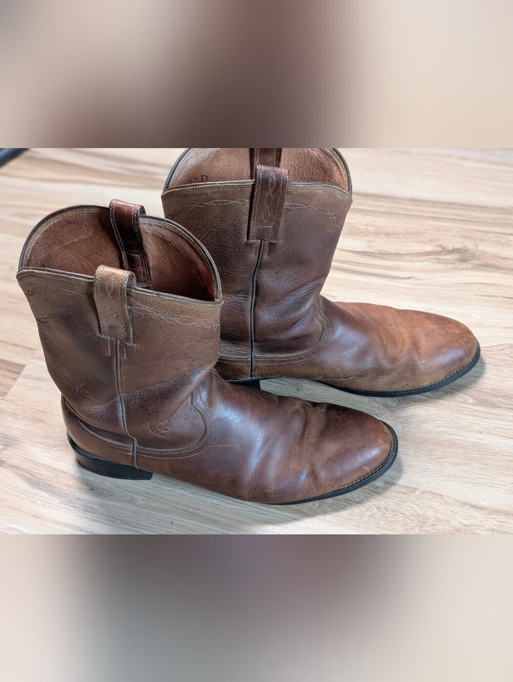 Ariat Heritage Roper Men’s Western Boots Brown Leather